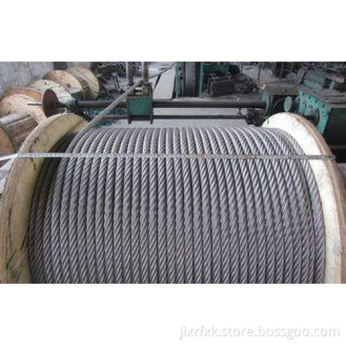 6x19S+IWRC Stainless Steel Wire Cable Strength 1570 N/mm2 1